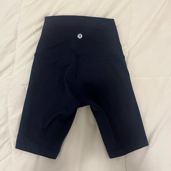 lululemon athletica Pants - Lululemon biker shorts, navy blue, size 0